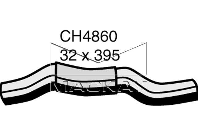 Mackay Top Radiator Hose CH4860