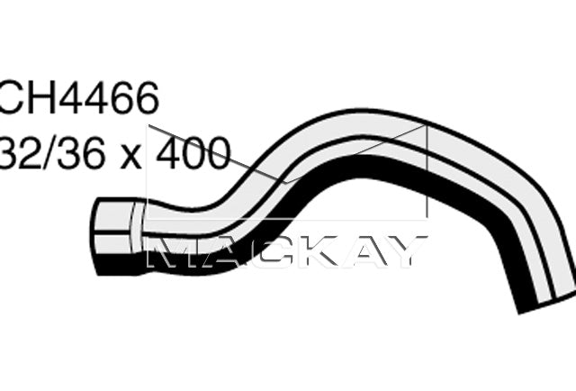 Mackay Top Radiator Hose CH4466