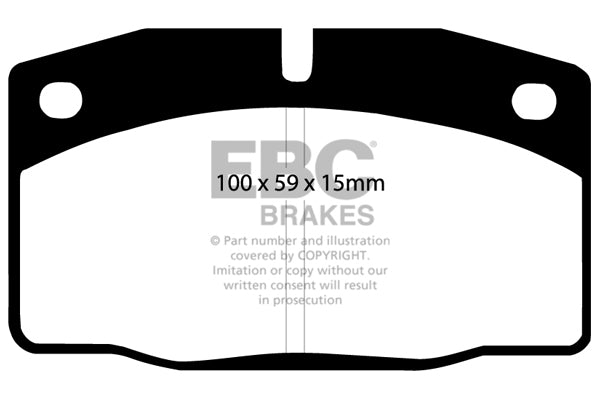 EBC Lotus/Vauxhall Front Pads DP2325