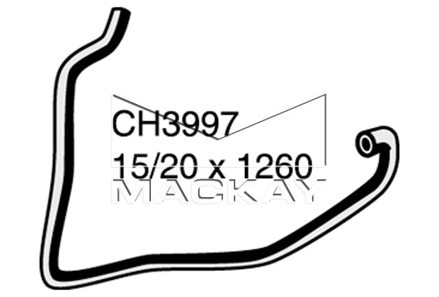 Mackay Heater Hose CH3997
