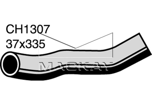 Mackay Top Radiator Hose CH1307