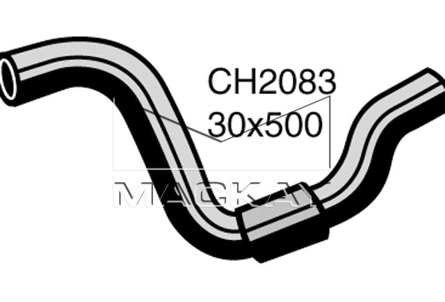 Mackay Top Radiator Hose CH2083