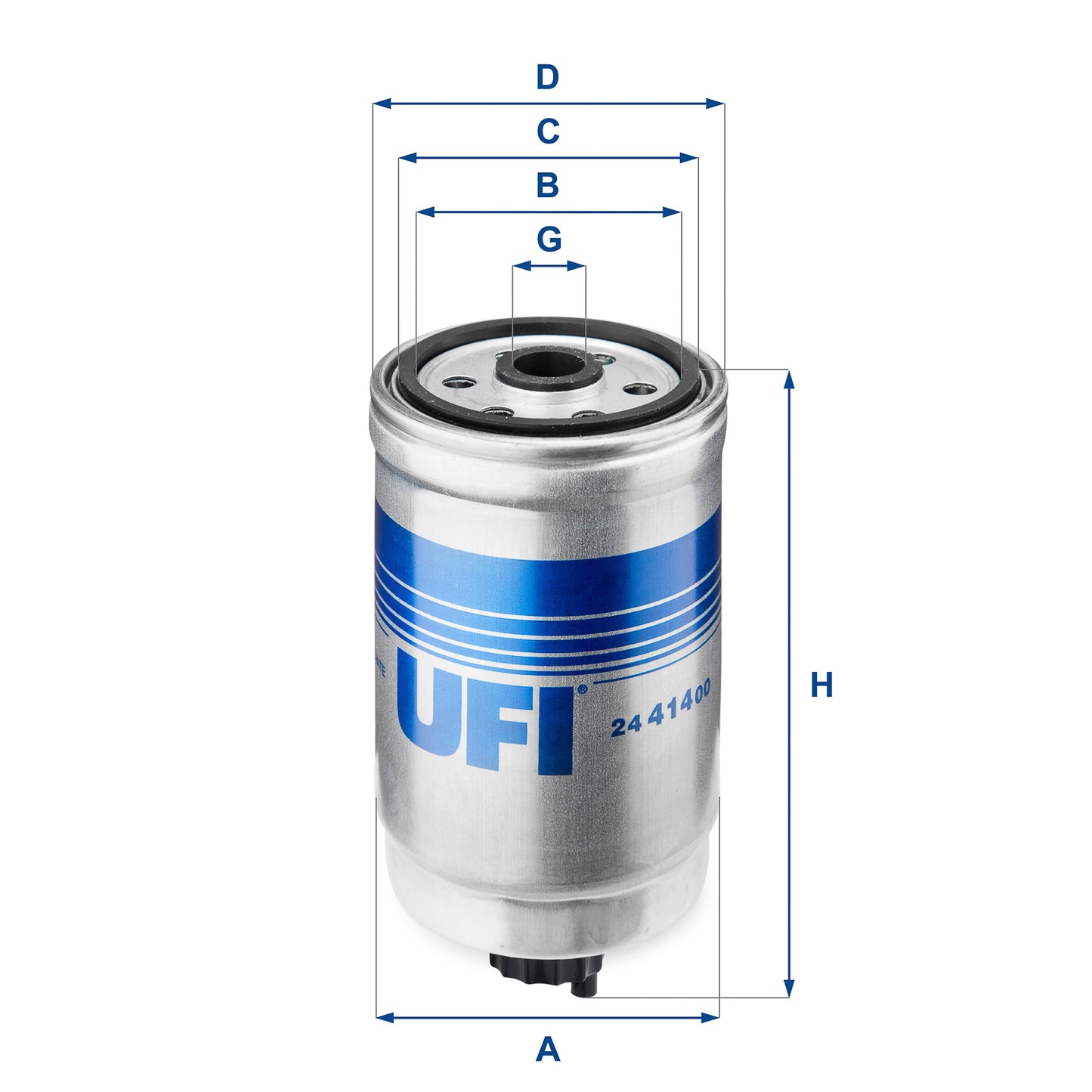 UFI Filters Fuel Filter 24.414.00