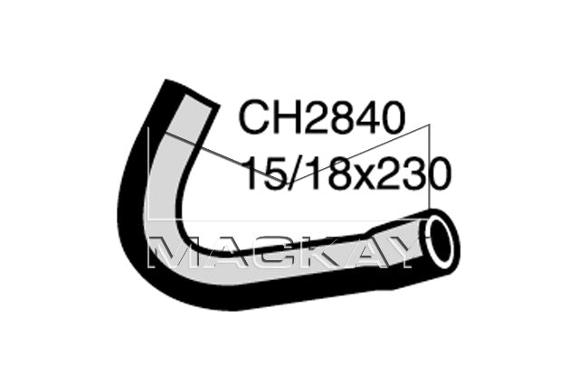 Mackay Heater Hose CH2840