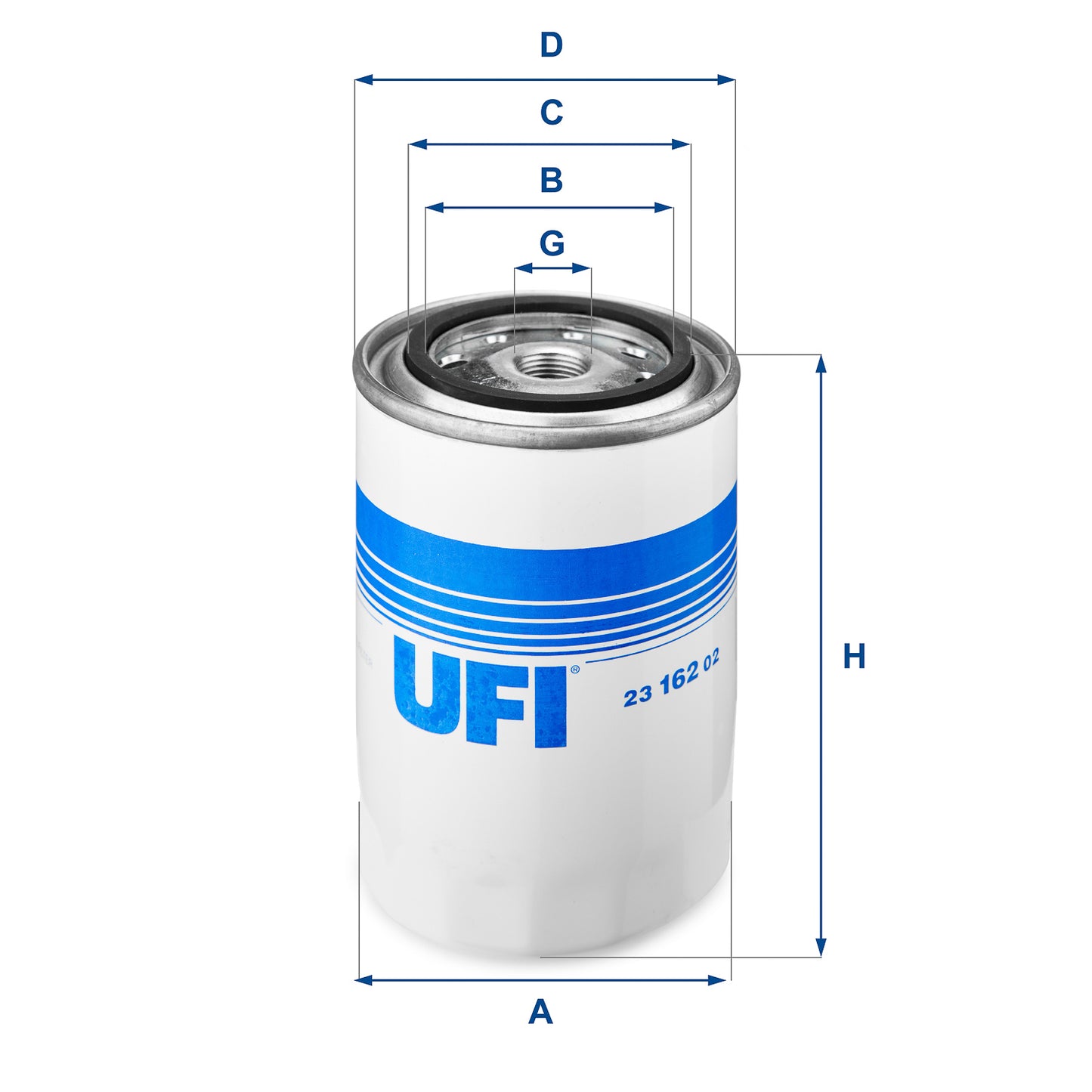 UFI Filters Oil Filter 23.162.02