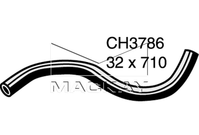 Mackay Bottom Radiator Hose CH3786