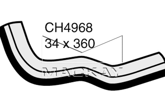 Mackay Top Radiator Hose CH4968