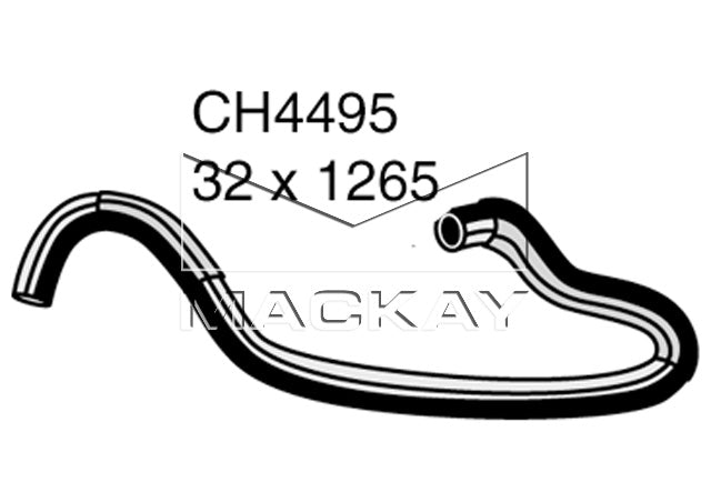 Mackay Top Radiator Hose CH4495