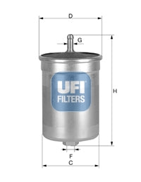 UFI Filters Fuel Filter 31.570.00