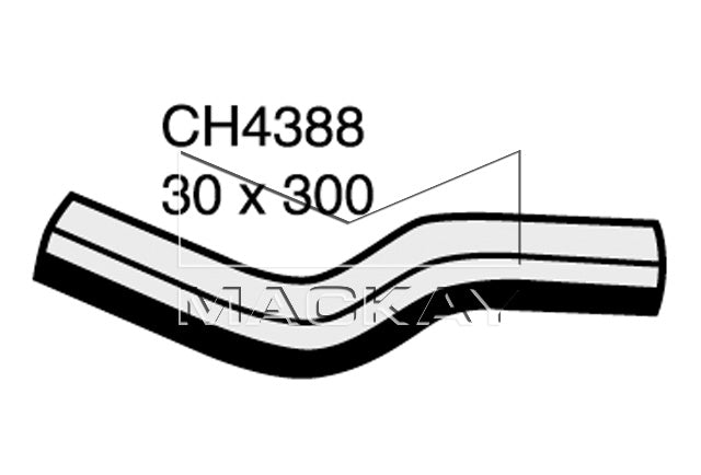 Mackay Top Radiator Hose CH4388