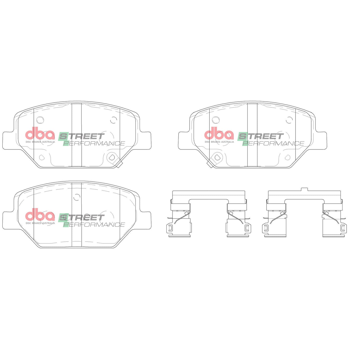 DBA SP Performance Brake Pad Set DB15017SP