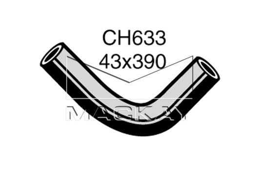 Mackay Bottom Radiator Hose CH633