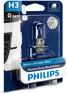 Philips H3 Globe 24V 70W Blue Vision 13336MDBVB1