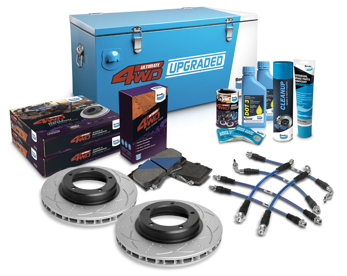 Bendix Ultimate 4x4 Big Brake Upgrade Kit Rear U4WD-BUK75