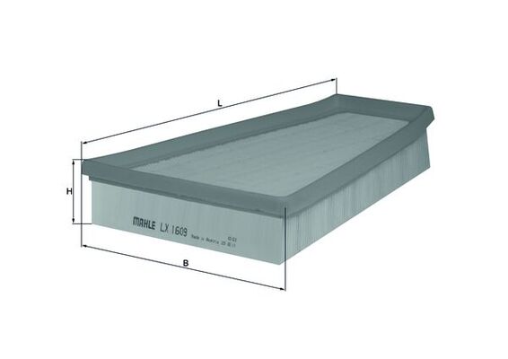 MAHLE Air Filter LX 1609