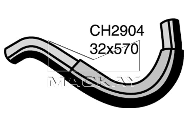 Mackay Bottom Radiator Hose CH2904