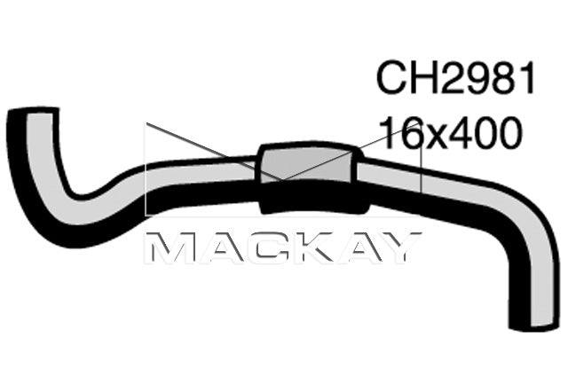 Mackay Heater Hose CH2981