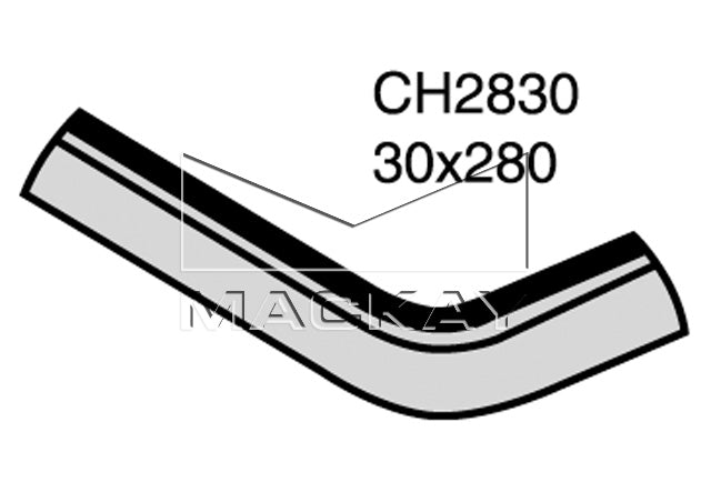 Mackay Bottom Radiator Hose CH2830