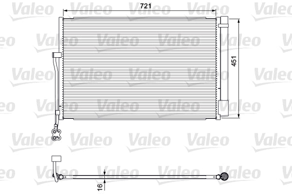 Valeo AC Condensor 814379