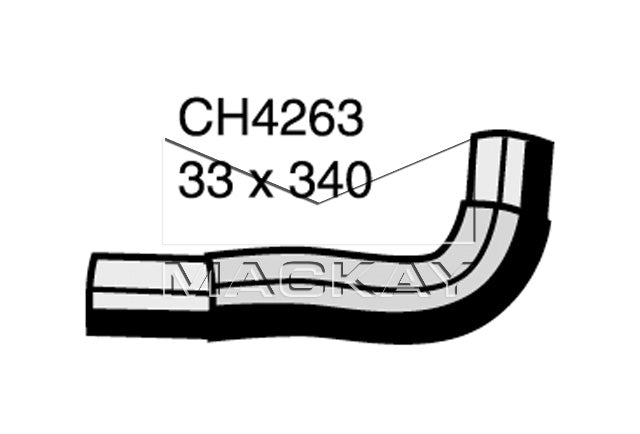 Mackay Top Radiator Hose CH4263