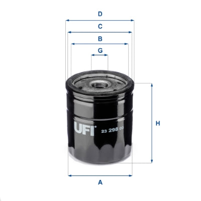 UFI Filters Oil Filter 23.298.00