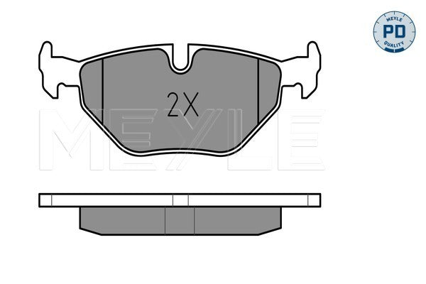 MEYLE Brake Pad Set 025 216 9117/PD
