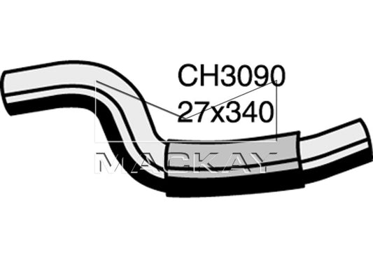 Mackay Top Radiator Hose CH3090