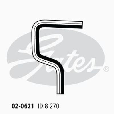 Gates Radiator Hose 02-0621