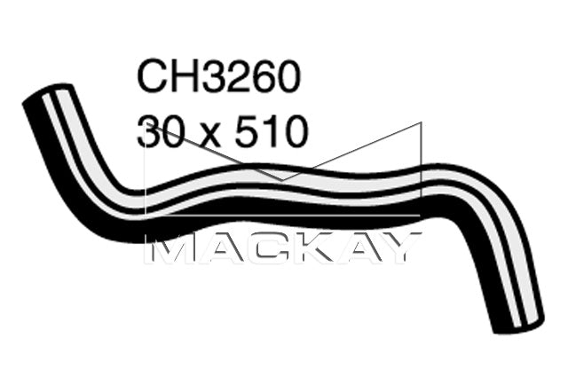 Mackay Bottom Radiator Hose CH3260