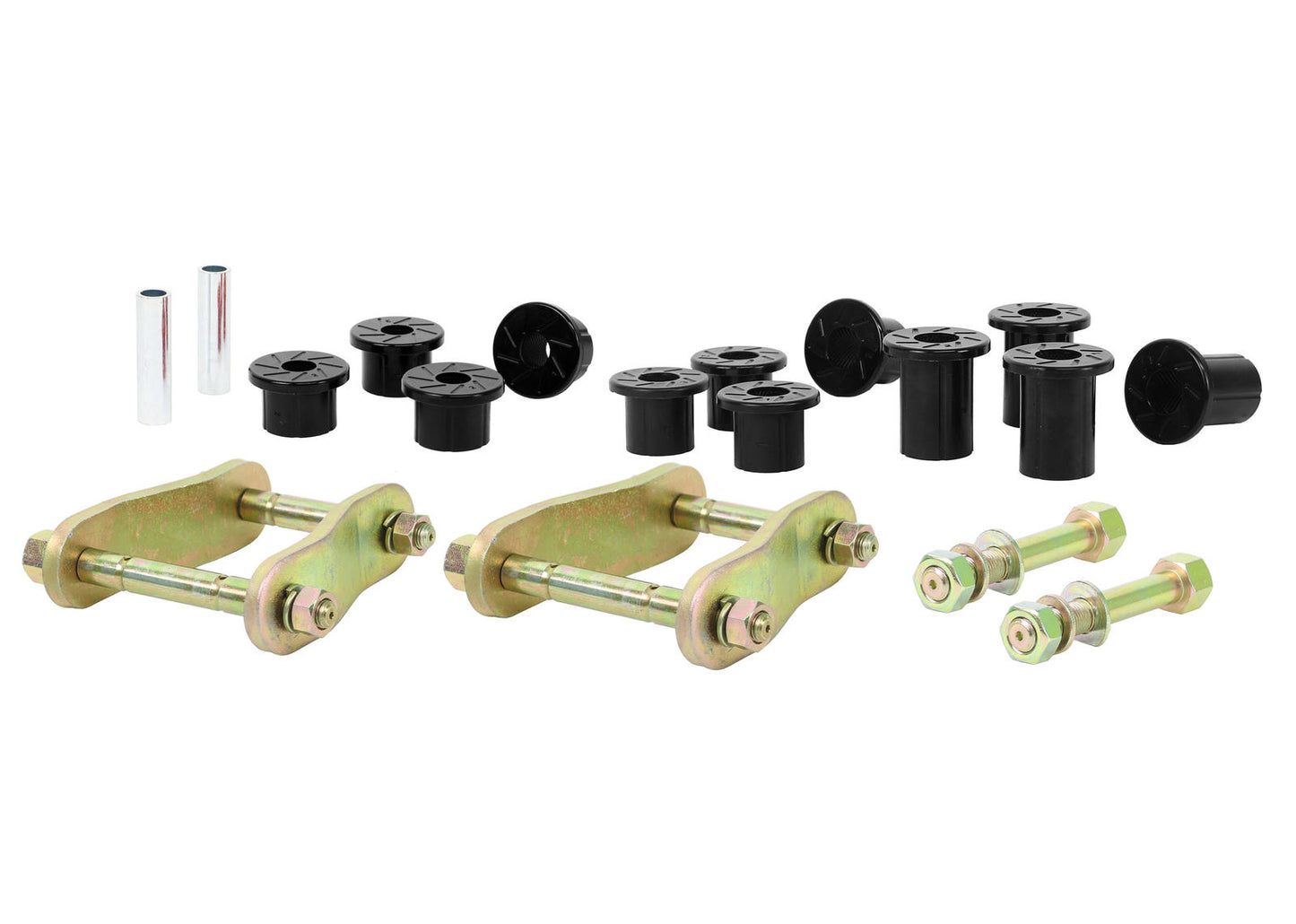 Whiteline Shackle And Pin Kit Rear Spring Bushing And Greaseable WEK115