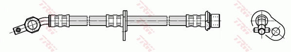 TRW Brake Hose PHD373