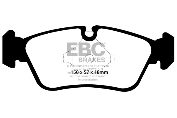 EBC Bmw   E90  120  2004  Front  Pads DP21587