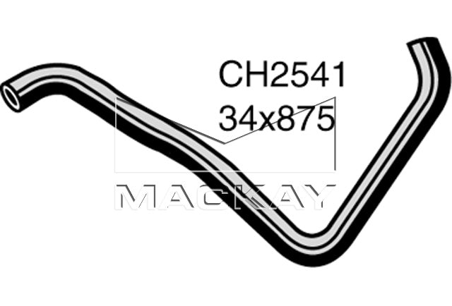 Mackay Bottom Radiator Hose CH2541