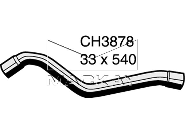Mackay Bottom Radiator Hose CH3878