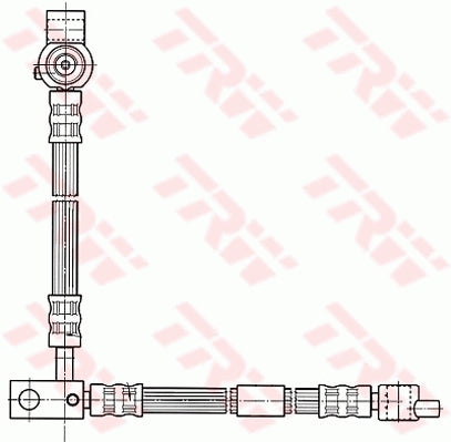TRW Brake Hose PHD541