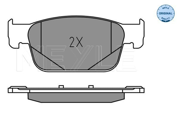 MEYLE Brake Pad Set 025 223 8317
