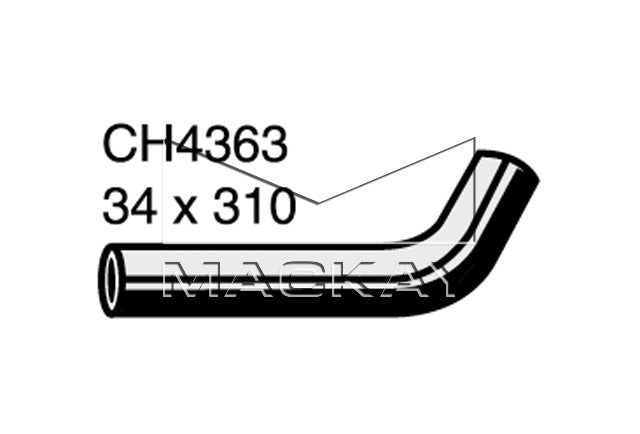 Mackay Bottom Radiator Hose CH4363