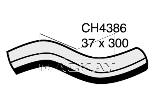 Mackay Bottom Radiator Hose CH4386
