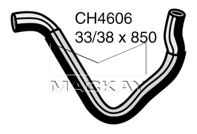 Mackay Bottom Radiator Hose CH4606