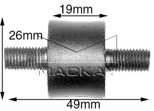 Mackay Radiator Mount A666