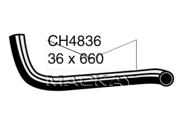 Mackay Bottom Radiator Hose CH4836