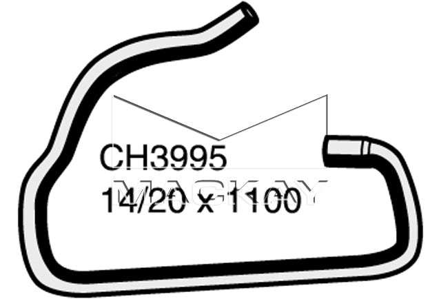Mackay Heater Hose CH3995