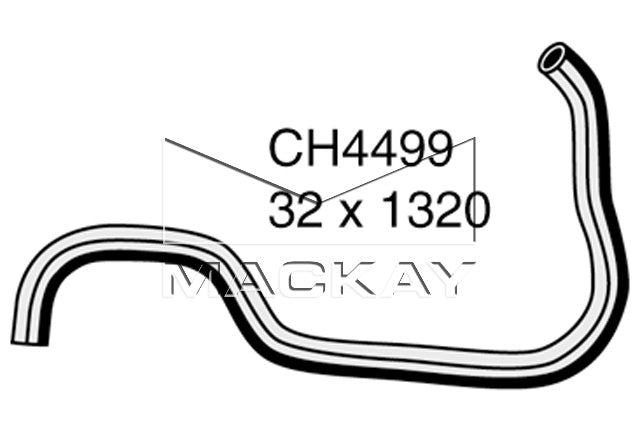 Mackay Top Radiator Hose CH4499