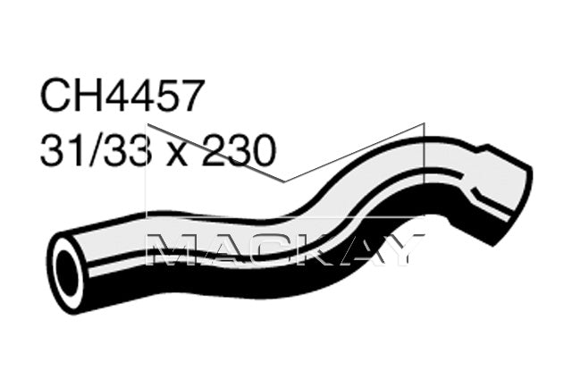 Mackay Top Radiator Hose CH4457