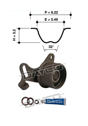 Dayco Timing Belt Kit KTBA172