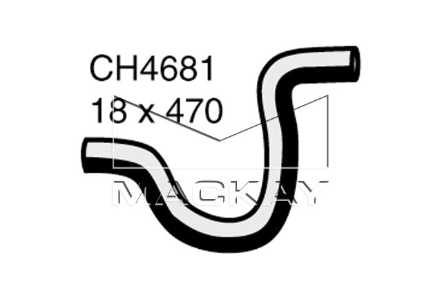 Mackay Heater Hose CH4681