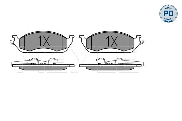 MEYLE Brake Pad Set 025 231 9317/PD