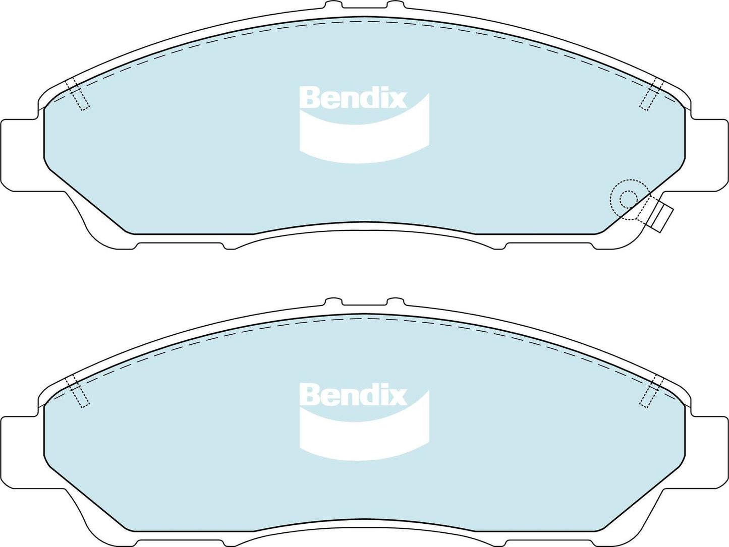 Bendix 4x4 Brake Pad Set DB2367 4WD