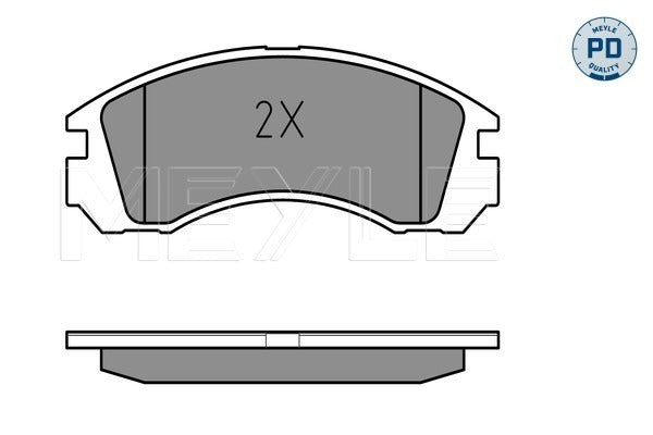 MEYLE Brake Pad Set 025 213 6315/PD