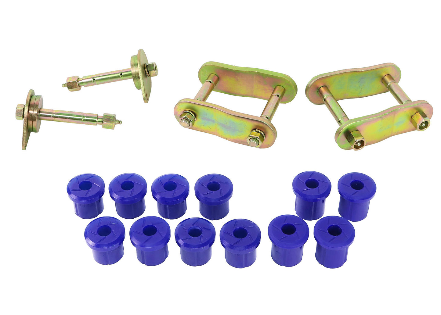 SuperPro Rear Greasable Shackle And Bushing Kit Fits Toyota KIT193SK